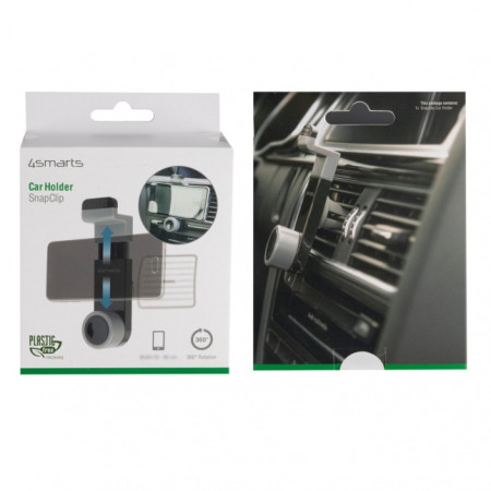 Car Holder SnapClip (airvent), black (black)