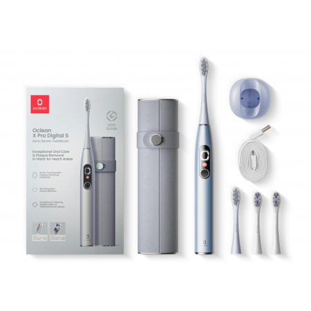 Electric Toothbrush X Pro Digital Set Silver