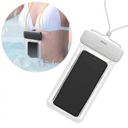 Baseus Waterproof phone Case IPX8 7,2'' White (White)