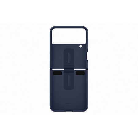 PF721TNE Silicone Cover with Ring for Samsung Galaxy Flip 4, Navy (Blue)