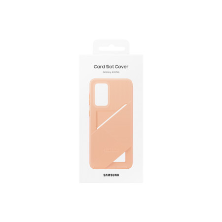 OA336TPE Card Slot Cover case for Samsung Galaxy A33 5G, Peach (Peach)