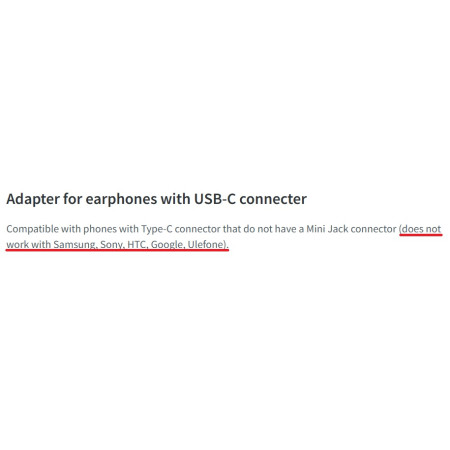 Baseus L54 headphone adapter USB-C to 3.5mm audio jack DAC 24 bit 48 KHz black (CATL54-01) (Black)