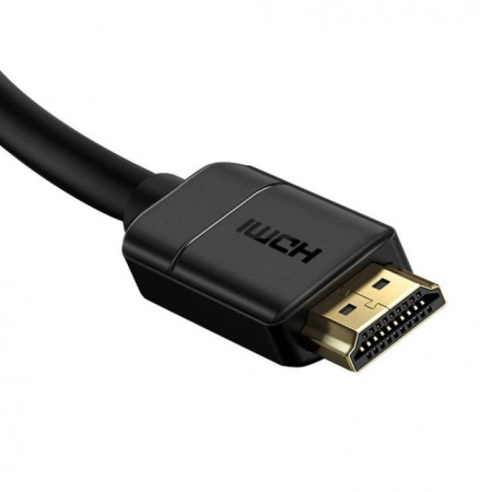 Baseus Cable HDMI 2.0 4K 60 Hz 3D HDR 18 Gbps 3m Black (Black)