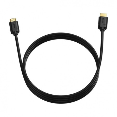 Baseus Cable HDMI 2.0 4K 60 Hz 3D HDR 18 Gbps 3m Black (Black)