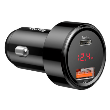 Baseus Magic Series PPS - Quick Charge 4.0+ / QC3.0 45W 6A car charger black (Black)