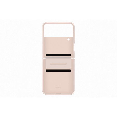 VF721LPE Flap Leather Cover for Samsung Galaxy Flip 4, Peach (Peach)