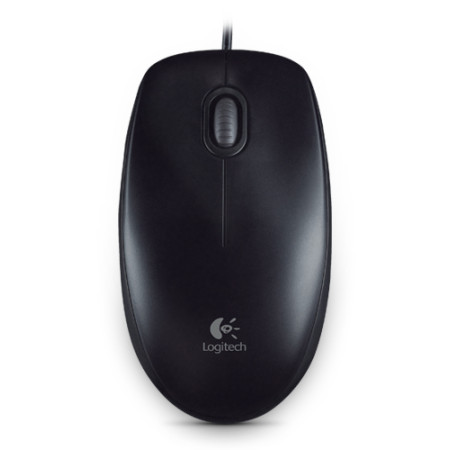 Logitech Mouse B100 Wired, Black