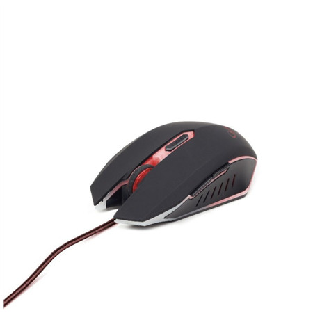 Gembird Gaming mouse, Black/red, MUSG-001-G, USB