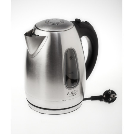 Adler Kettle AD 1223 Standard, Stainless steel, Stainless steel, 2200 W, 360 rotational base, 1.7 L