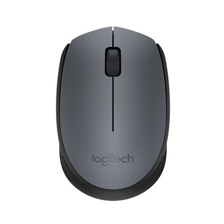 Logitech M170 Wireless Mouse, Black, Grey