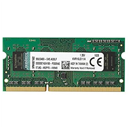 Kingston 4 GB, DDR3, 1600 MHz, Notebook, Registered No, ECC No