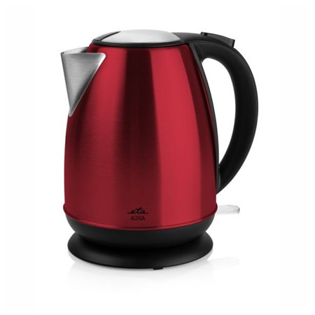 ETA Kettle 359090010 Standard, Stainless steel, Red, 2200 W, 1.7 L, 360 rotational base