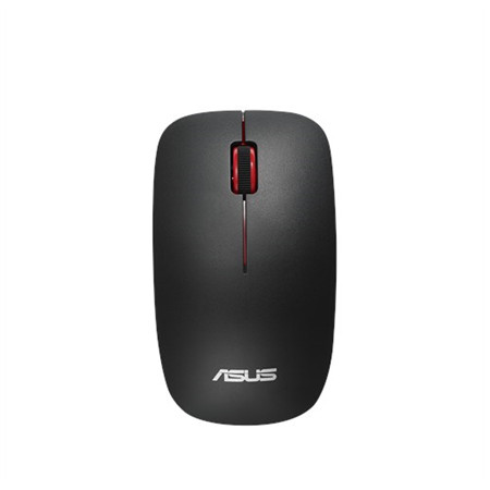 Asus WT300 RF Optical mouse, Wireless connection, No, Black/Red