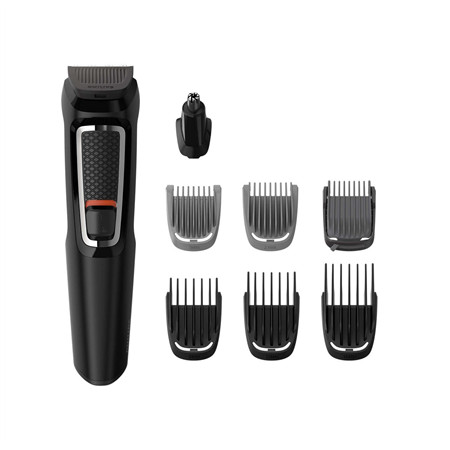 Philips 8-in-1 Face and Hair trimmer MG3730/15 Cordless, Black