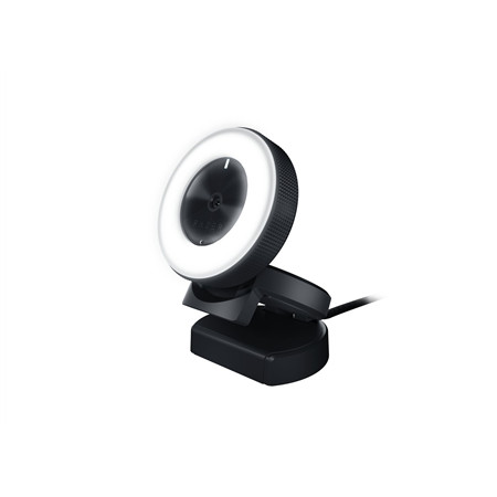 Razer Kiyo - Ring Light Equipped Broadcasting Camera Connection type: USB2.0. Fast & Accurate Autofocus for seamlessly sharp foo