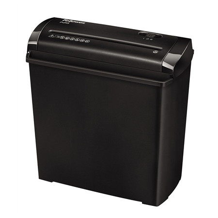 Fellowes Shredder P-25S Black, 11 L, Paper shredding, Traditional, Paper handling standard/output 7mm strips, security level P-1