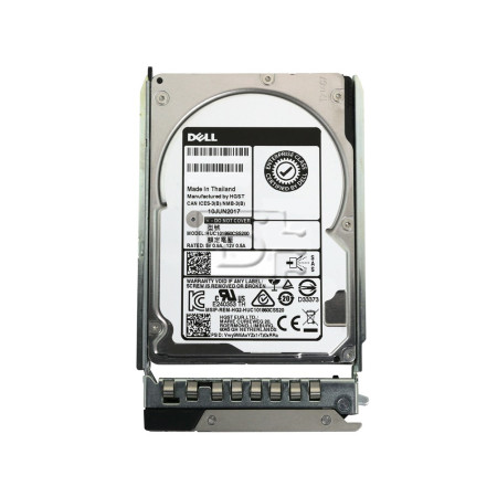 Dell Server HDD 2.5" 1.2TB Hot-swap, SAS, 12 Gbit/s, 512n, (PowerEdge 14G: R240,R340,R440,R640,R740,R740XD)