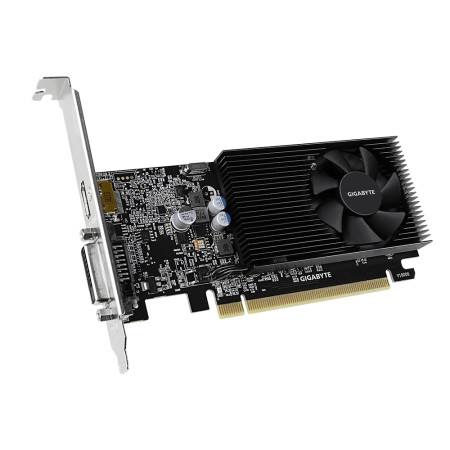 Gigabyte GV-N1030D4-2GL 1.0 NVIDIA, 2 GB, GeForce GT 1030, DDR4, PCI Express 3.0, Processor frequency 1417 MHz, DVI-D ports quan