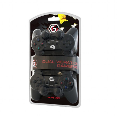 Gembird Double USB dual vibration gamepad