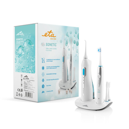 ETA Oral care centre (sonic toothbrush+oral irrigator) ETA 2707 90000 For adults, Rechargeable, Sonic technology, Teeth brushing