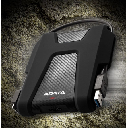 ADATA External Hard Drive HD680 1000 GB, USB 3.1, Black