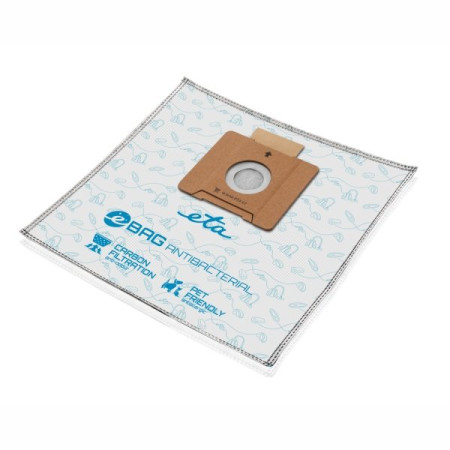 ETA Vacuum cleaner bags Antibacterial ETA960068020 Suitable for all ETA, Gallet bagged vacuum cleaners and others (the list atta