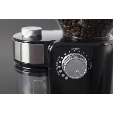 Caso Coffee grinder Barista Crema Black, 150 W, 240 g, Number of cups 12 pc(s)