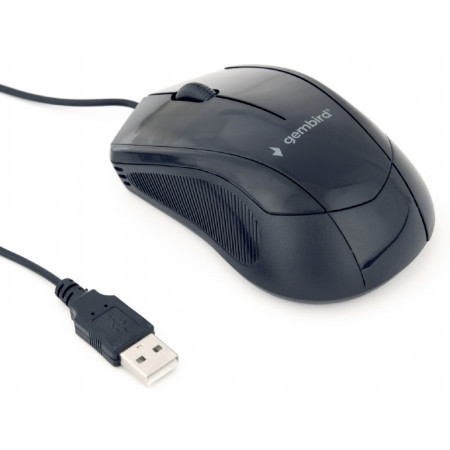 Gembird MUS-3B-02 Optical mouse, Black