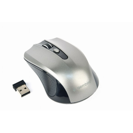 Gembird Mouse MUSW-4B-04-BG Standard, No, Black/ Space Grey, Wireless, No, Wireless connection