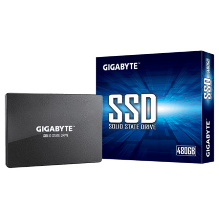 Gigabyte GP-GSTFS31480GNTD 480 GB, SSD interface SATA, Write speed 480 MB/s, Read speed 550 MB/s