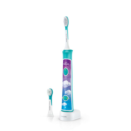 Philips Sonic Electric toothbrush HX6322/04 For kids, Rechargeable, Sonic technology, Teeth brushing modes 2, Number of brush he