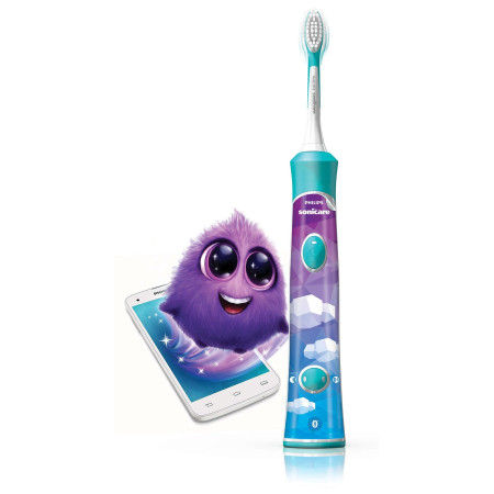 Philips Sonic Electric toothbrush HX6322/04 For kids, Rechargeable, Sonic technology, Teeth brushing modes 2, Number of brush he