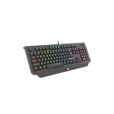 GENESIS COMBO set 4in1 cobalt 330 rgb keyboard + mouse +headphones + mousepad, us layout