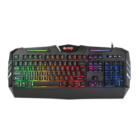 FURY Spitfire Gaming Keyboard, US Layout, Wired, Black