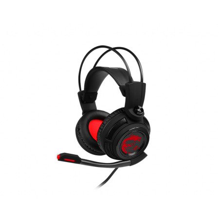 MSI DS502 Gaming Headset, Wired, Black/Red