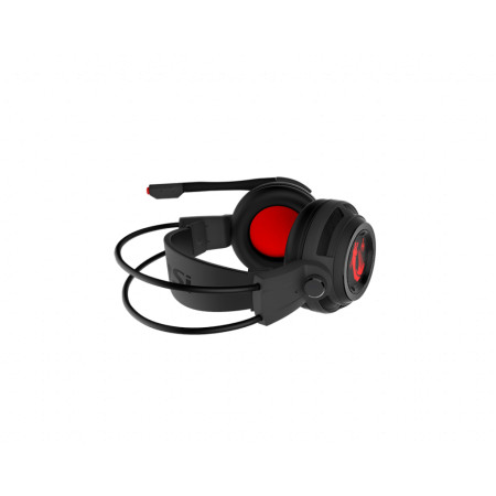 MSI DS502 Gaming Headset, Wired, Black/Red