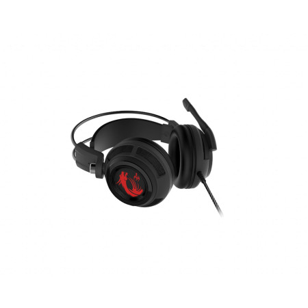 MSI DS502 Gaming Headset, Wired, Black/Red