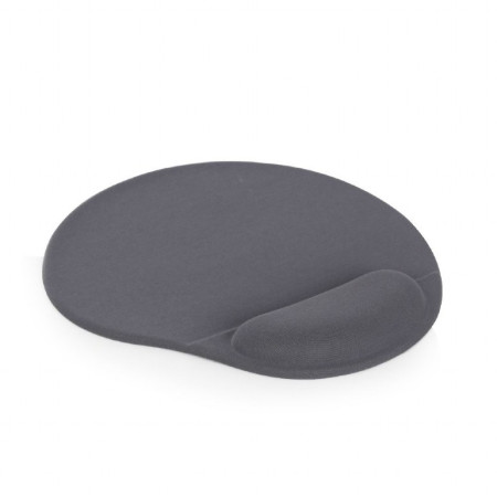 Gembird MP-GEL-GR Gel mouse pad with wrist support, grey Comfortable Grey, Gel mouse pad