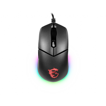 MSI Clutch GM11 Gaming Mouse, Wired, Black