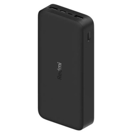 Redmi Fast Charge Power Bank 20000 mAh, Black, 18 W