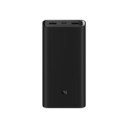 Redmi Fast Charge Power Bank 20000 mAh, Black, 18 W