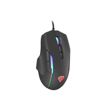 GENESIS Xenon 220 Gaming Mouse, 500 - 6400DPI, Wired, Black