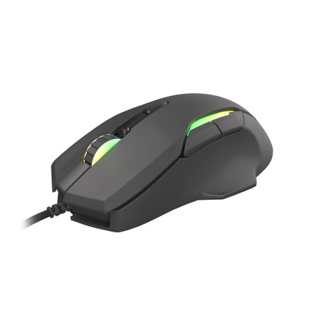 GENESIS Xenon 220 Gaming Mouse, 500 - 6400DPI, Wired, Black