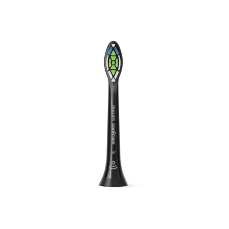 Philips Toothbrush replacement HX6064/11 Heads, For adults, Number of brush heads included 4, Black