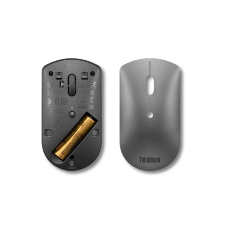 Lenovo ThinkBook Bluetooth Silent Mouse Iron Grey, Bluetooth 5.0