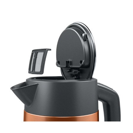 Bosch Kettle TWK4P439 Electric, 2400 W, 1.7 L, Stainless steel, Copper, 360 rotational base