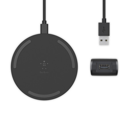 Belkin Wireless Charging Pad with PSU & Micro USB Cable WIA001vfBK Black