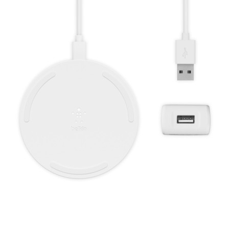 Belkin Wireless Charging Pad with PSU & Micro USB Cable WIA001vfWH White