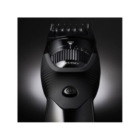 Panasonic Beard Trimmer ER-GB43-K503 Operating time (max) 50 min, Number of length steps 19, Step precise 0.5 mm, Black, Cordles