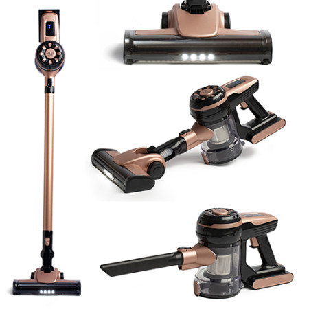 Adler Vacuum Cleaner AD 7044 Cordless operating, Handstick and Handheld, 22.2 V, Operating time (max) 40 min, Bronze, Warranty 2